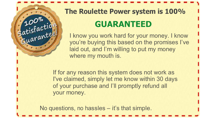Roulette strategy that works
